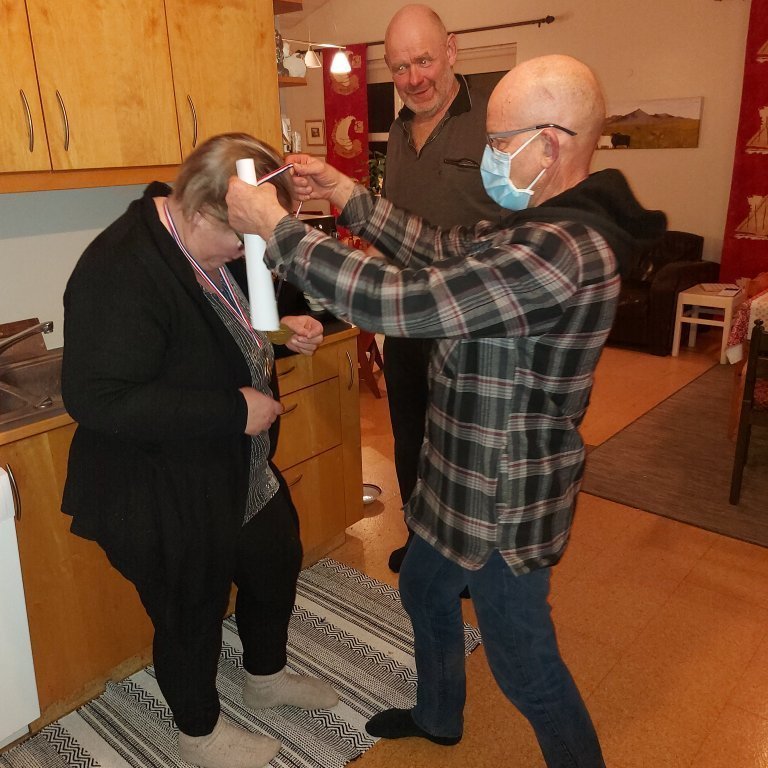 Helga og Baldvin í Skorholti og Marteinn Vestri-Leirárgörðum