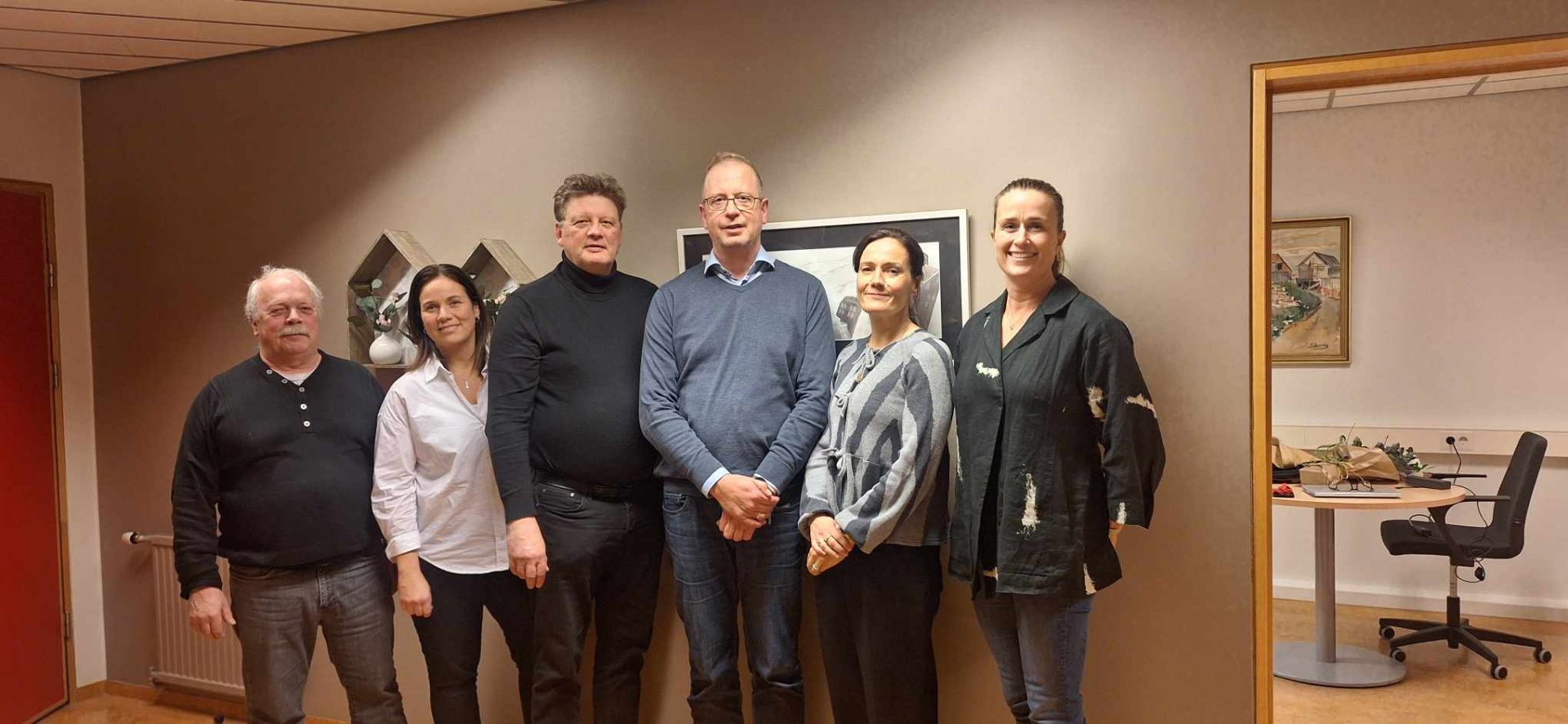 Björn Guðmundsson, Helga Harðardóttir, Einar Brandsson, Kjartan Kjartansson, Elsa Lára Arnardóttir og Valdís Eyjólfsdóttir.