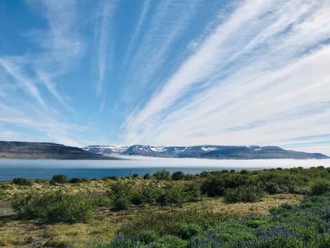 Afhjúpun söguskiltis á Uppstigningardag