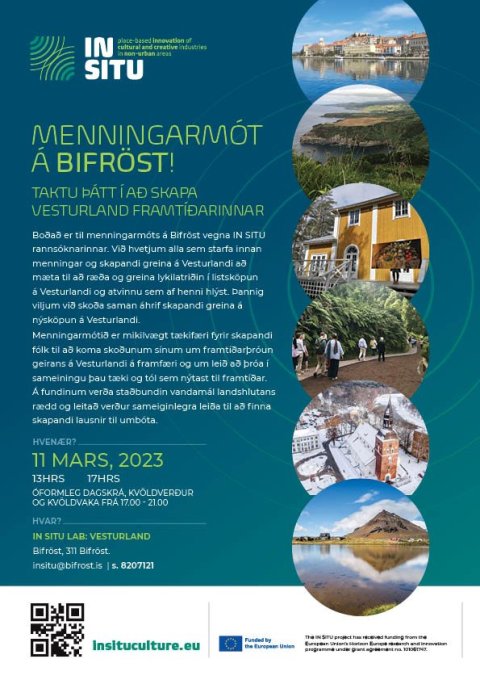 Menningarmót á Bifröst 11. mars 2023