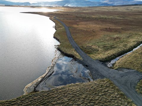 Nýr göngustígur meðfram Eiðisvatni