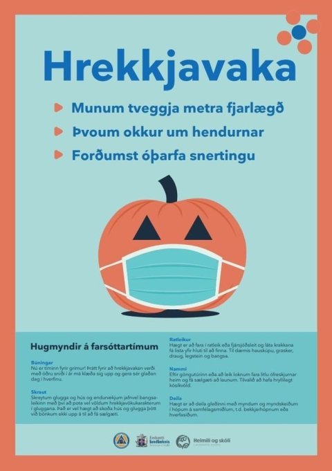 Höldum hrekkjavöku eingöngu heima öryggisins vegna!