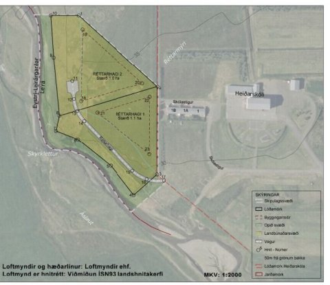 Réttarhagi í landi Leirár - Tillaga að deiliskipulagi