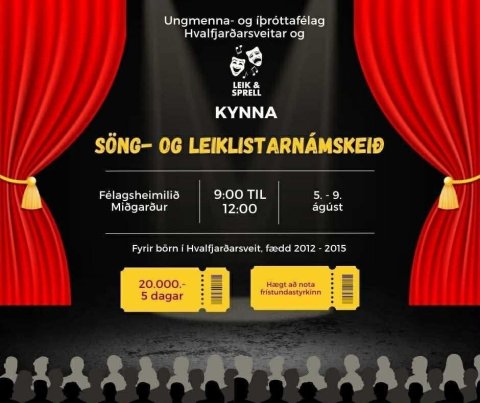 Söng- og leiklistarnámskeið